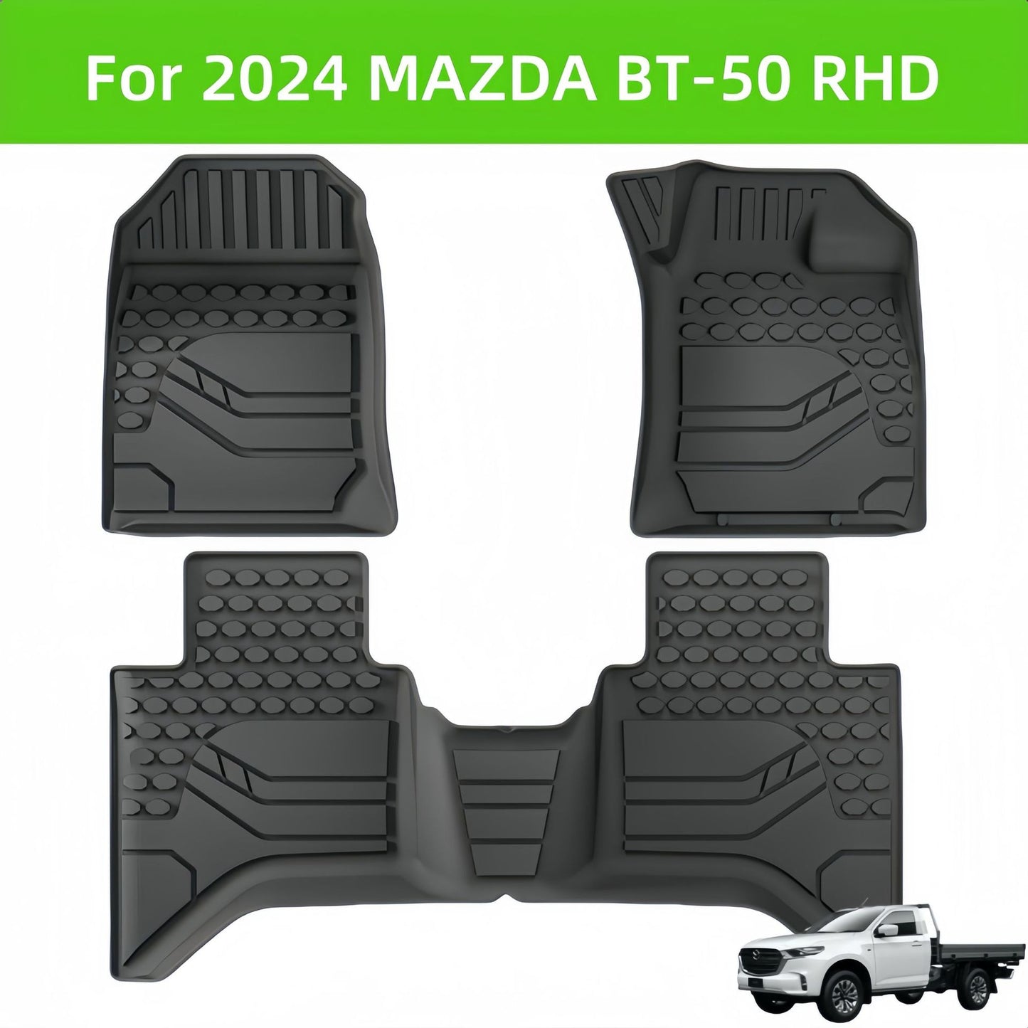 Mazda BT-50 RHD 2024 TPE Car Floor Mat