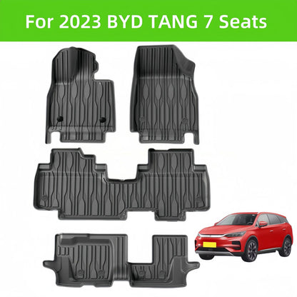 For 2023 BYD TANG TPE car floor mats Waterproof Custom Carpet