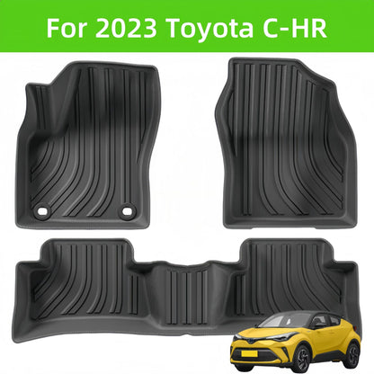 For 2023 Toyota C-HR LHD Carpet CHR TPE Car Floor Mat/Rear Trunk Mat