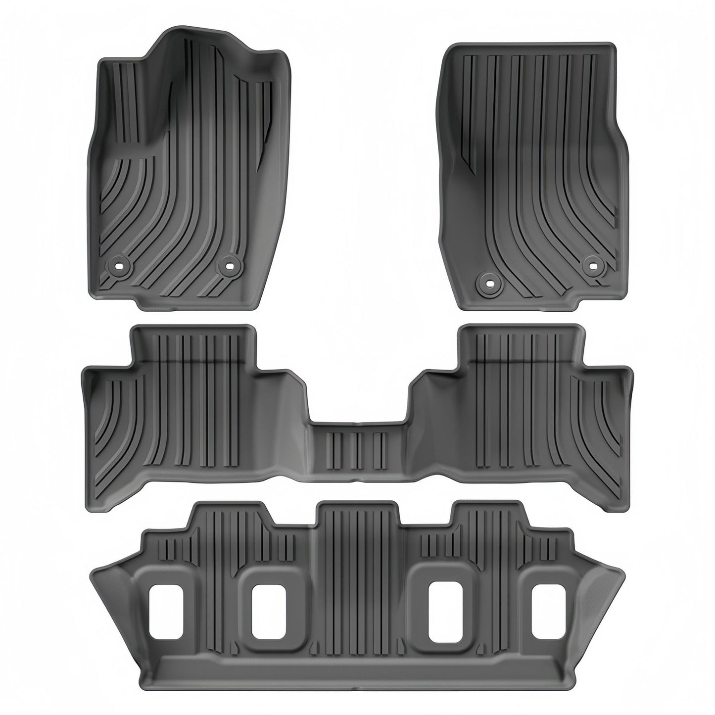 For 2024 LEXUS GX550H/Prado LC250 TPE Car Floor Mat/Rear Trunk Mat