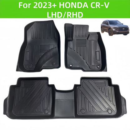 For 2023 Honda CRV RHD/LHD TPE Car Floor Mat CR-V Rear Trunk Mat