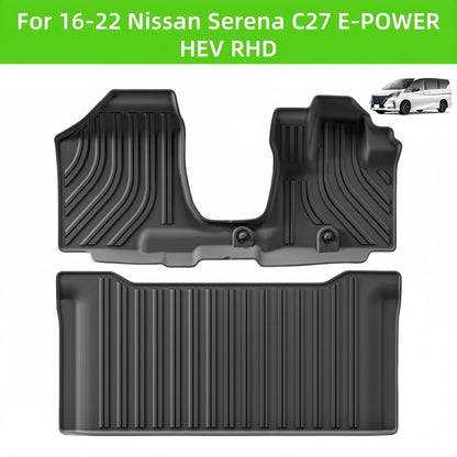 For 2016-2022 Nissan Serena C27 E-POWER HEV TPE Non-slip car floor mats