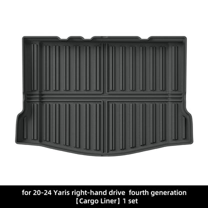 For 2020-2024 Toyota YARIS Cross LHD/RHD TPE Car Floor Mat/Rear Trunk Mat