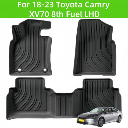 For 2018- 2023 Toyota Camry XV70 8th Fuel LHD TPE Car Floor Mat/Trunk Mat
