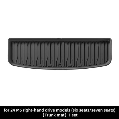 For 2024 BYD M6 RHD Luxury Car Carpet 3D TPE car floor mats