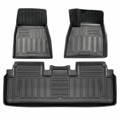 For 2015 Tesla Model S LHD/RHD 3D TPE Car Floor Mat/Rear Trunk Mat