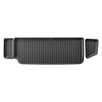 For 2022- 2024 Tesla MODEL X 3D Carpet TPE Car Floor Mat/Rear Trunk Mat