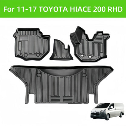 Toyota HIACE 200 RHD 2011-2017 TPE Car Floor Mats