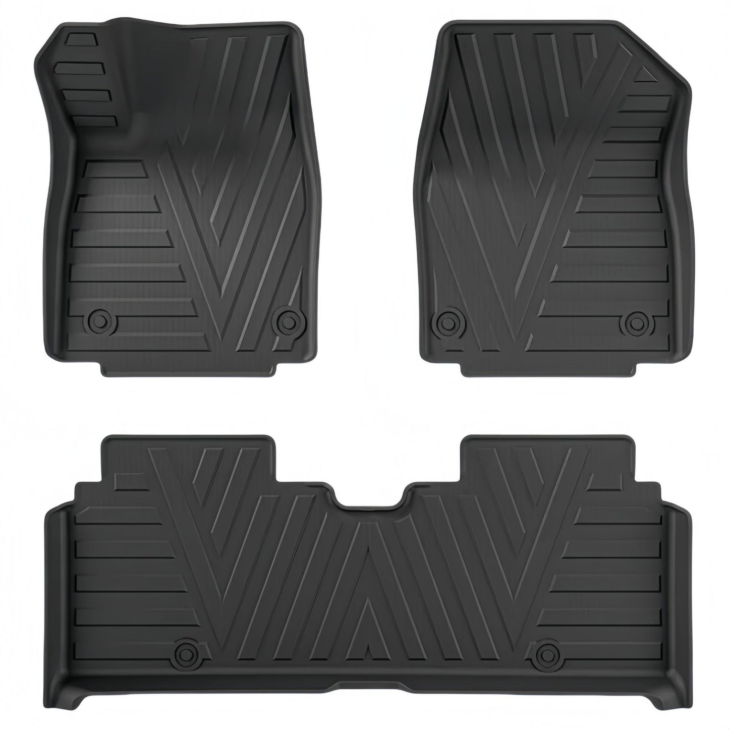 For 2022- 2024 KIA EV6 3D Carpet TPE Car Floor Mat/Rear Trunk Mat