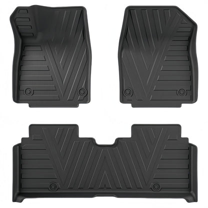 For 2022- 2024 KIA EV6 3D Carpet TPE Car Floor Mat/Rear Trunk Mat