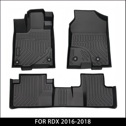 For 2016-2018 Honda Acura RDX 3DCarpet TPE Car Floor Mat/Rear Trunk Mat
