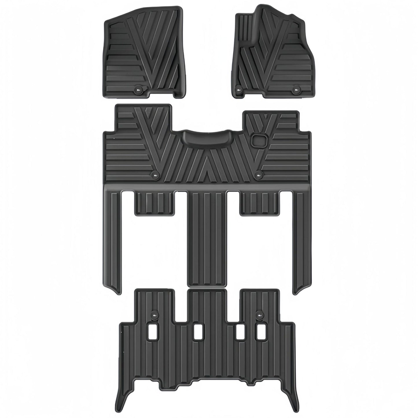 For 2022- 2025 KIA Carnival/Sedona RHD TPE Car Floor Mat/Rear Trunk Mat