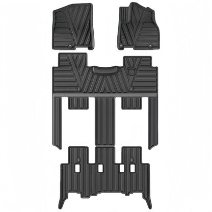 For 2022- 2025 KIA Carnival/Sedona RHD TPE Car Floor Mat/Rear Trunk Mat