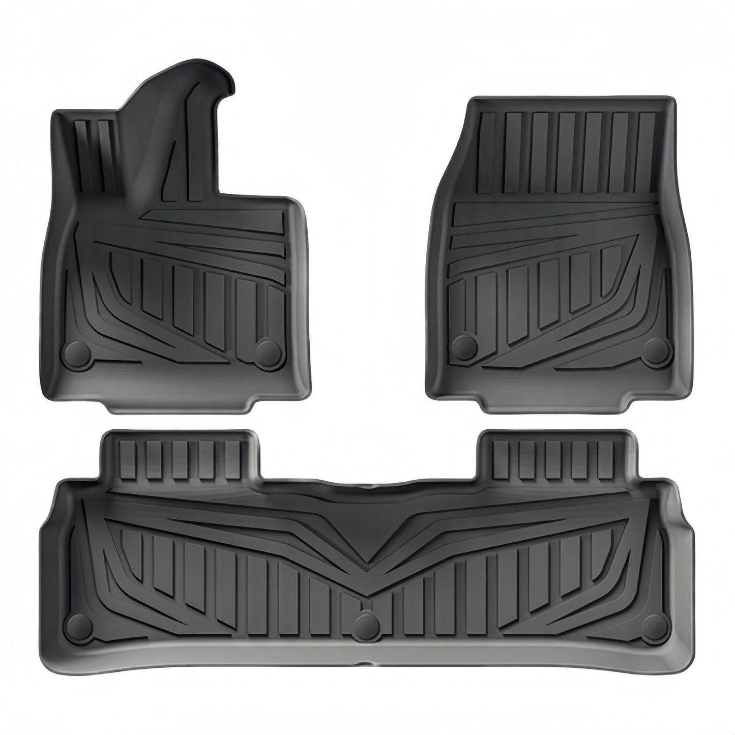 For 2024 AVATR 07 3D Carpet TPE Car Floor Mat/Rear Trunk Mat