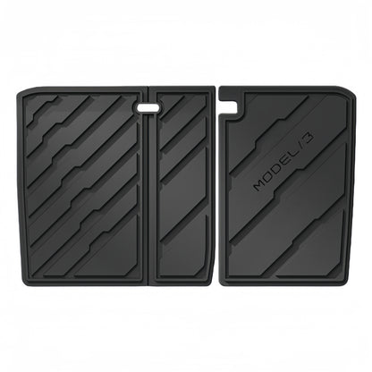 For 2024 Tesla MODEL 3 Cyberpunk Style TPE Car Floor Mat/Trunk Mat