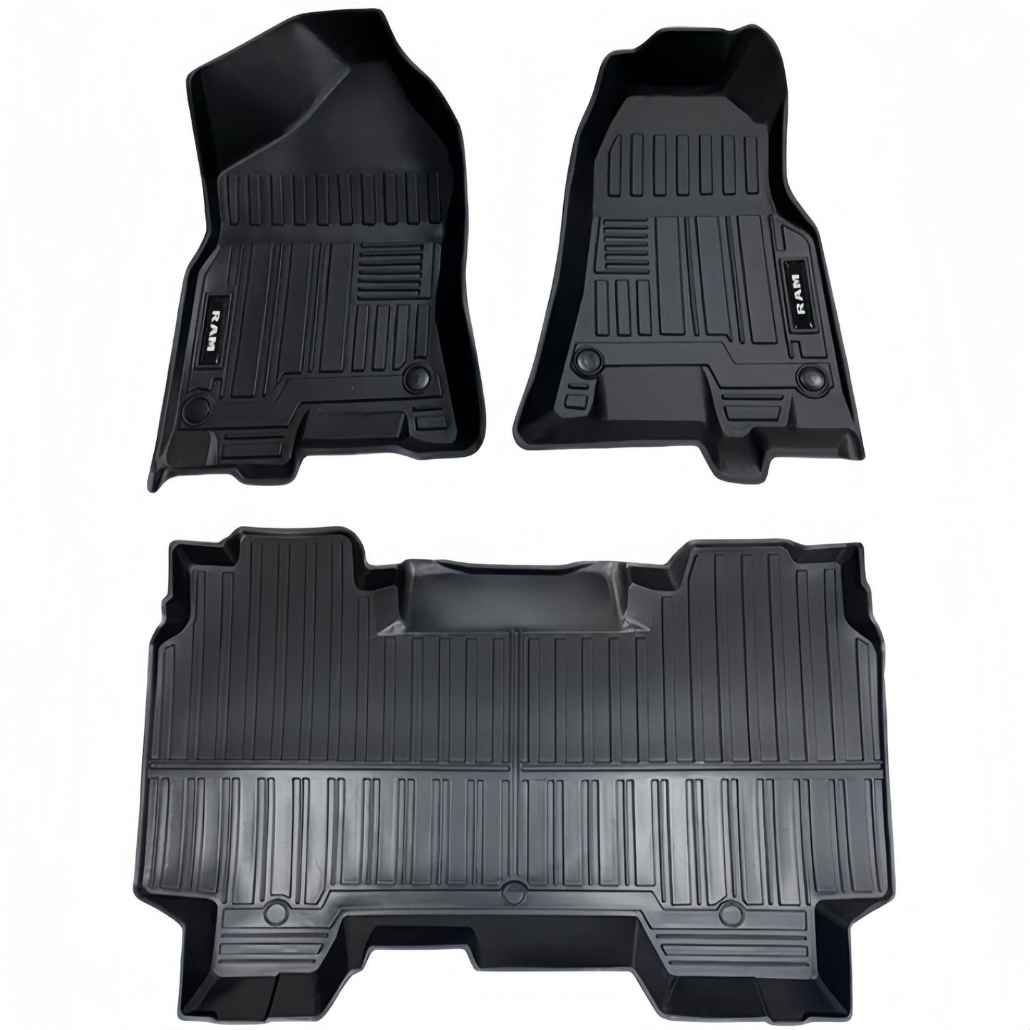 Dodge RAM 1500 2013-2024 LHD Car 3D Carpet TPE Car Floor Mat