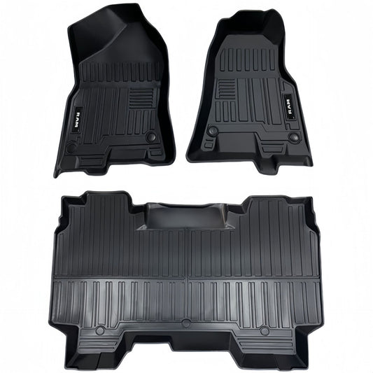 Dodge RAM 1500 2013-2024 LHD Car 3D Carpet TPE Car Floor Mat