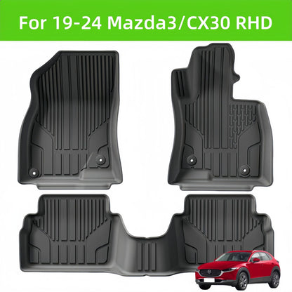 Mazda3 CX30 RHD 2019-2024 TPE Car Floor Mat/Trunk Mat