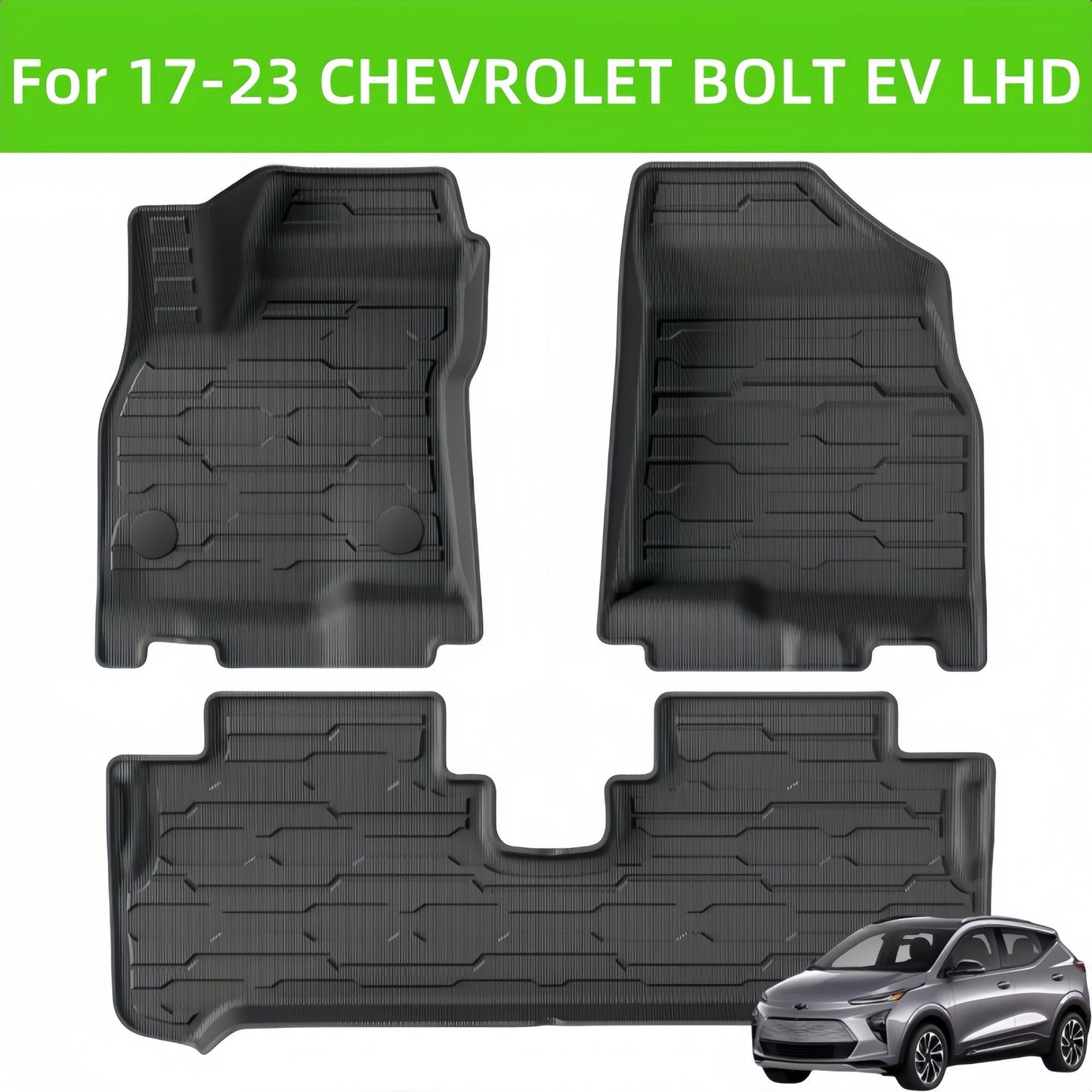Chevrolet BOLT EV 2017-2023 TPE Car Floor Mat/Rear Trunk Mat