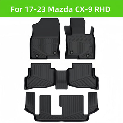 Mazda CX-9 RHD 2017-2023 TPE Car Floor Mat Custom wholesale