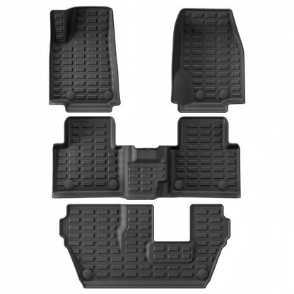For 2021-2024 Jeep Grand Cherokee L TPE Car Floor Mat/Rear Trunk Mat