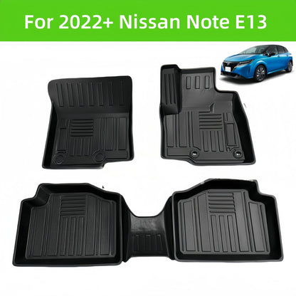 TPE car floor mats for 2022 Nissan Note E13 Rubber Floor Anti-sli