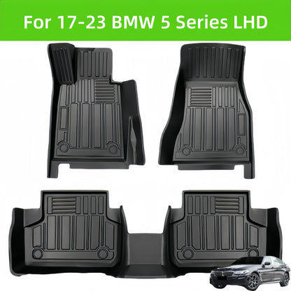 BMW 5 Series LHD 2017-2023 TPE Car Floor Mat/Rear Trunk Mat