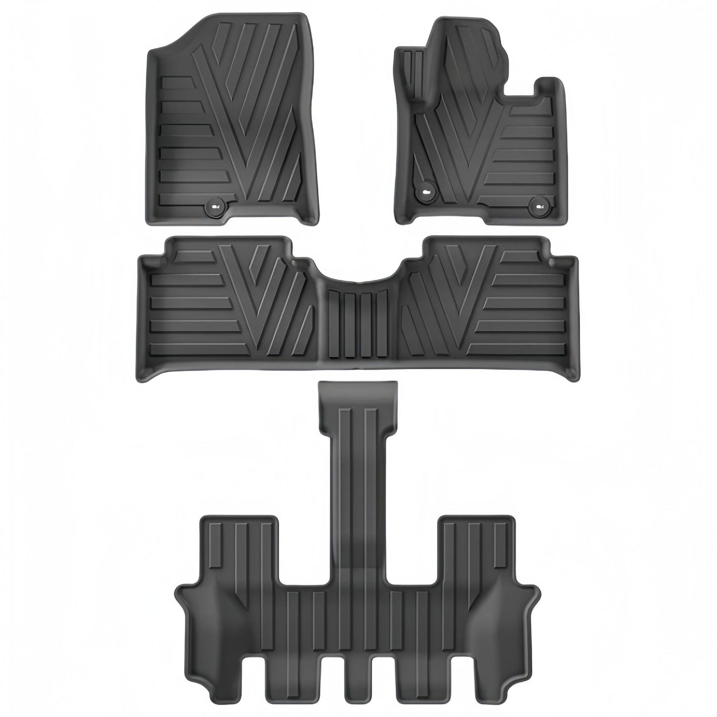 For 2021-2025 KIA Sorento RHD Fuel TPE Car Floor Mat/Rear Trunk Mat