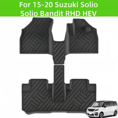 For 2015-2020 Suzuki Solio/Solio Bandit RHD HEV TPE Car Floor Mat