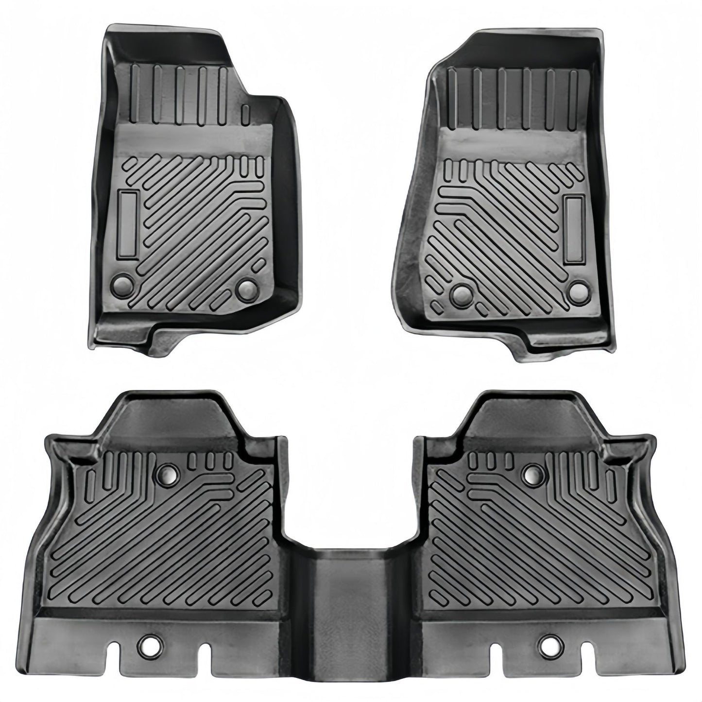 For 2007 Jeep Wrangler Sahara/Rubicon/Gladiator JK/JL TPE Car Floor Mat