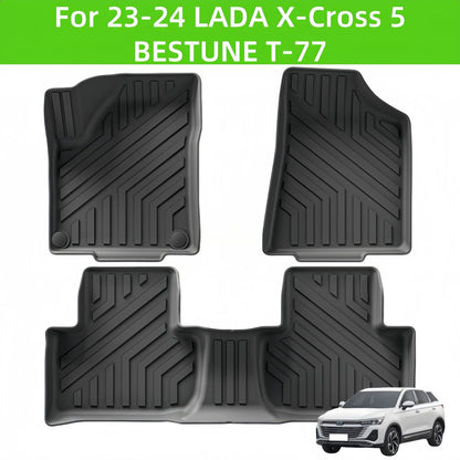 LADA X-Cross5/Bestune T-77 2023-2024 TPE Car Floor Mat/Trunk Mat