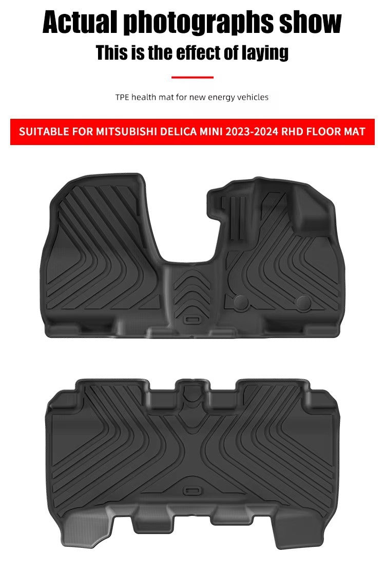 Mitsubishi Delica Min/ROOX 40 Series RHD 2023-2024 Car Floor Mat TPE
