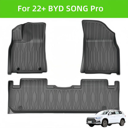 For 2022 BYD SONG Pro Waterproof Non-slip CustomTPE Car Floor Mat
