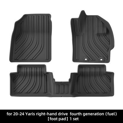 For 2020-2024 Toyota YARIS Cross LHD/RHD TPE Car Floor Mat/Rear Trunk Mat