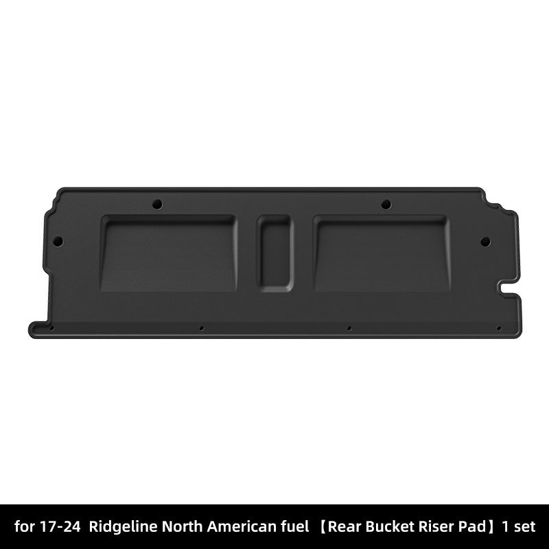 For 2017-2024 Honda Ridgeline Fuel TPE Car Floor Mat/Rear Bucket Mat