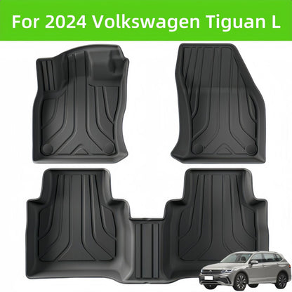 For 2024 Volkswage Tiguan L TPE Car Floor Mat/Rear Trunk Mat