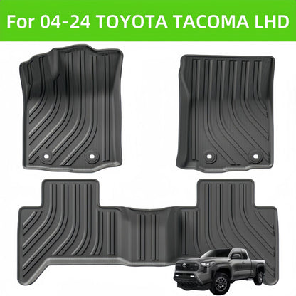 For 2004- 2024 TOYOTA TACOMA LHD TPE Car Floor Mat / Rear Bucket Mat