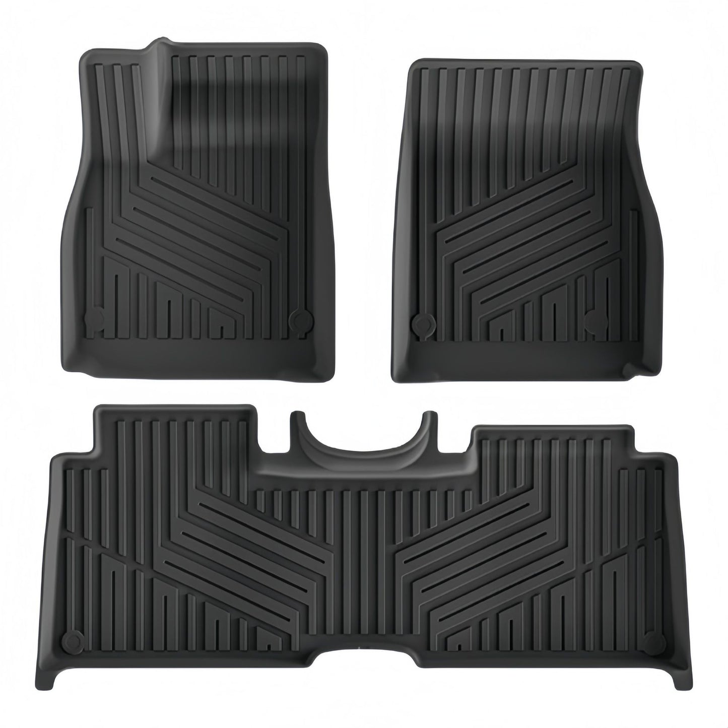 For 2023-2025 AVATR 11 3D Carpet TPE Car Floor Mat/Rear Trunk Mat