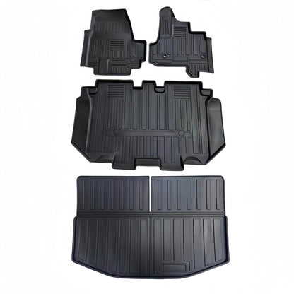 For 2024+ Honda N-BOX JF5/JF6 RHD TPE Car Floor Mat/Rear Trunk Mat
