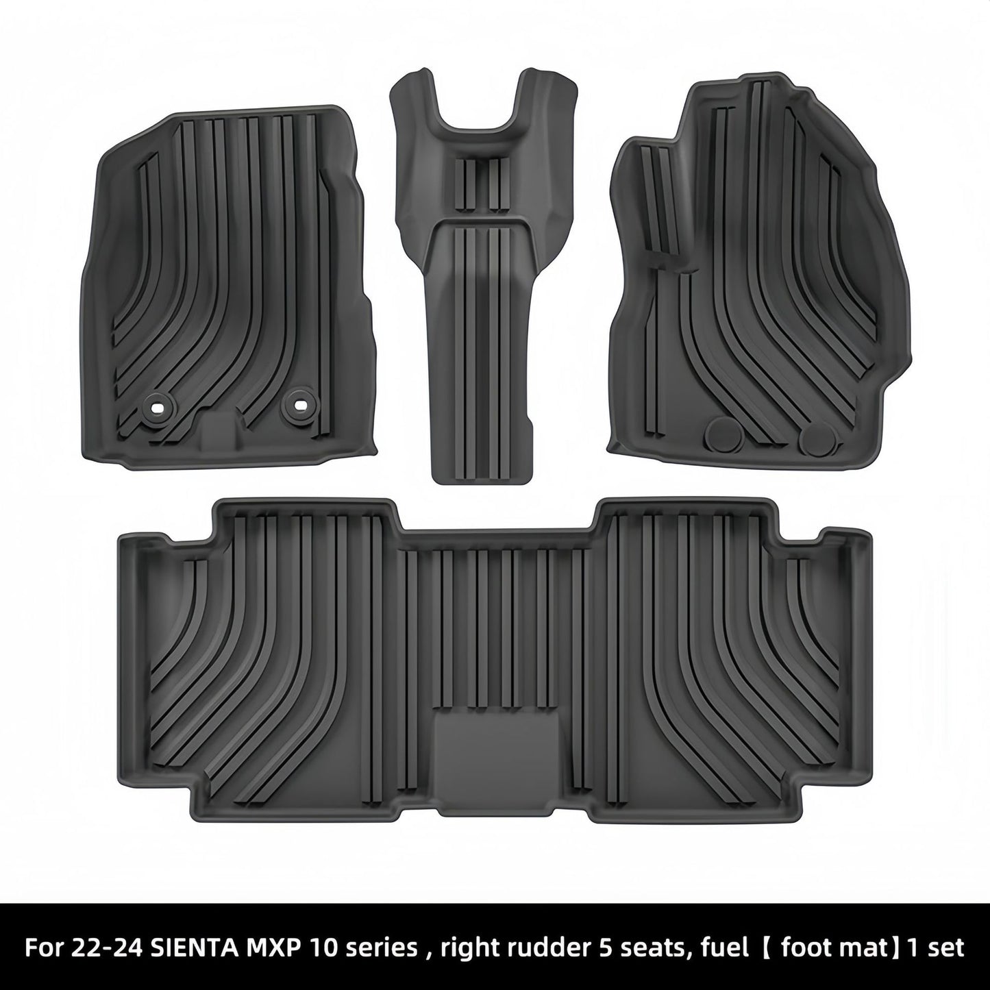 For 2022-2024 Toyota Sienta MXP 10 Series Fuel RHD TPE Car Floor Mat
