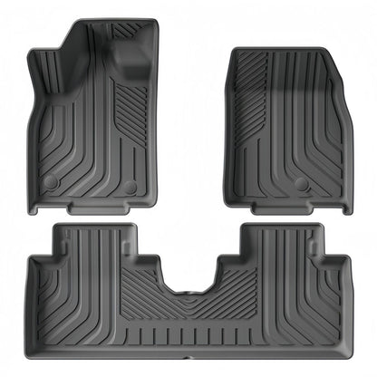 For 2021 Ford Mustang Mach-E TPE Car Floor Mat/Rear Trunk Mat