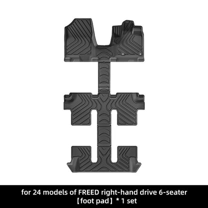 For 2016- 2024 Honda FREED RHD HEV/Fuel TPE Car Floor Mat/Rear Trunk Mat