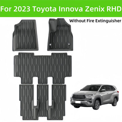 For 2023 Toyota Innova Zenix RHD Without Extinguisher TPE Car Floor Mat