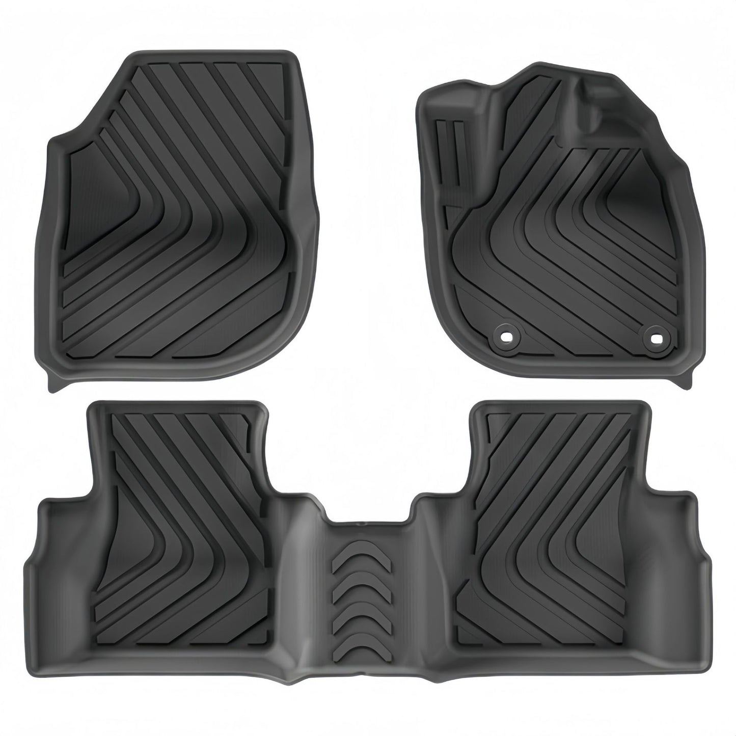 For 2022-2024 Honda WR-V RHD 3D Carpet TPE Car Floor Mat/Rear Trunk Mat