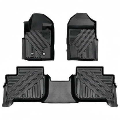 For 2015- 2021 Ford Everest Waterproof Carpet TPE Car Floor Mat