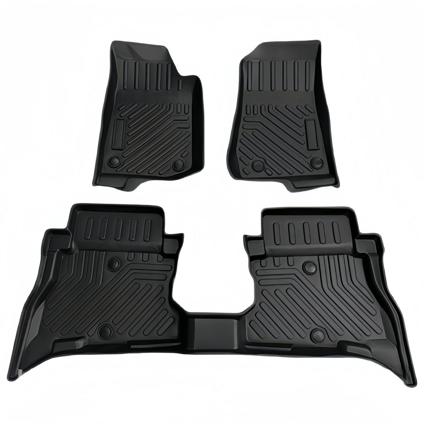 For 2021 Jeep Wrangler 4XE LHD TPE Car Floor Mat/Rear Trunk Mat