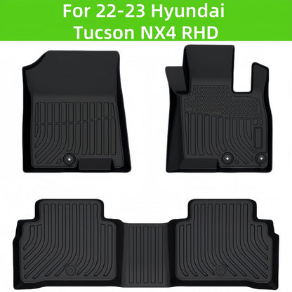 For 2022-2023 Hyundai Tucson NX4 RHD TPE Waterproof 3D Car Floor Mat Minimum order 30 sets
