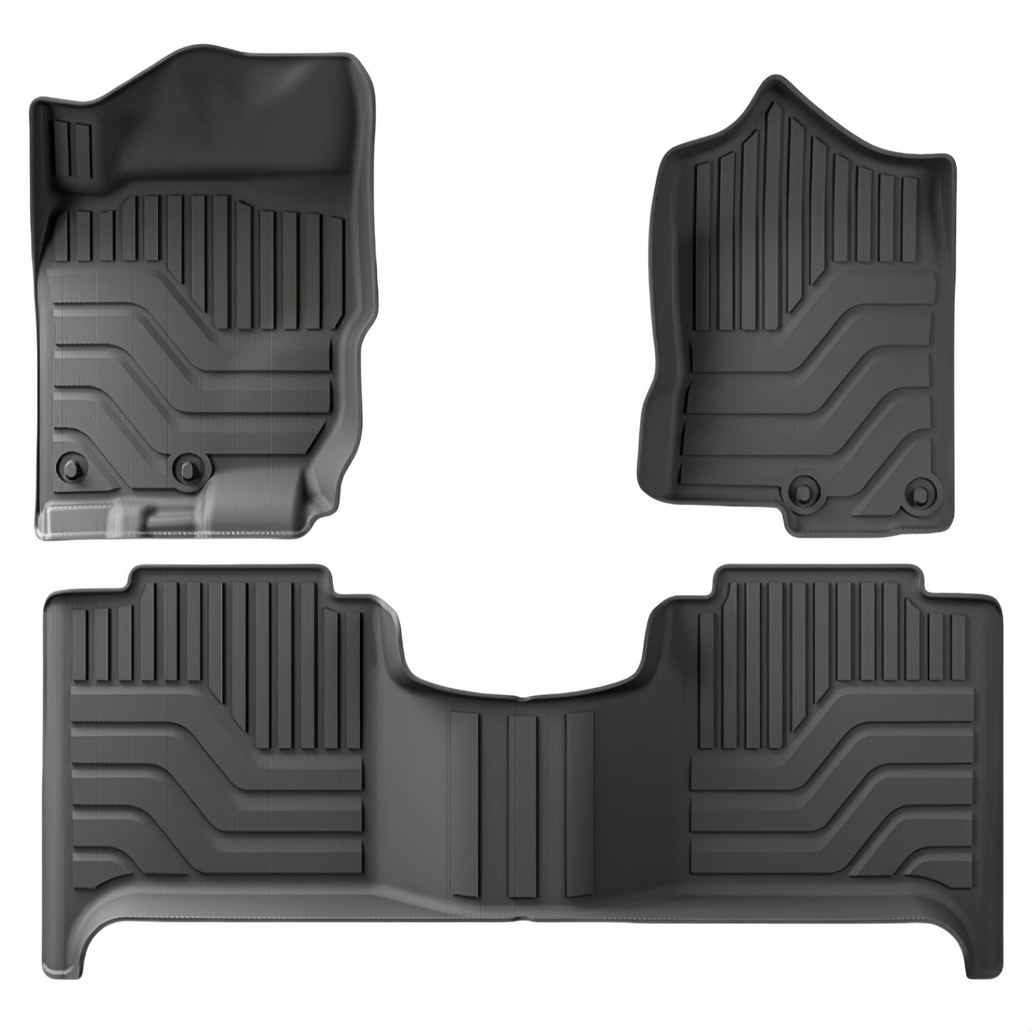 For 2017-2024 Nissa Titan TPE Car Floor Mat/Rear Bucket Mat