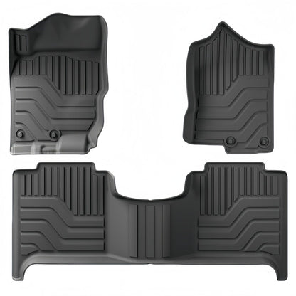 For 2017-2024 Nissa Titan TPE Car Floor Mat/Rear Bucket Mat