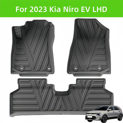 For 2023 KIA Niro EV LHD TPE Car Floor Mat/Rear Trunk Mat